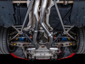 BMW M3 Performance Exhaust - AWE Tuning - Cat Back Track Edition - Diamond Black - `14-`20